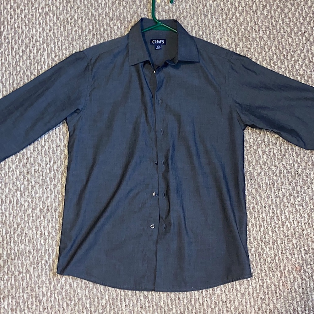 Boys 14-16 Grey Dress shirt button up
